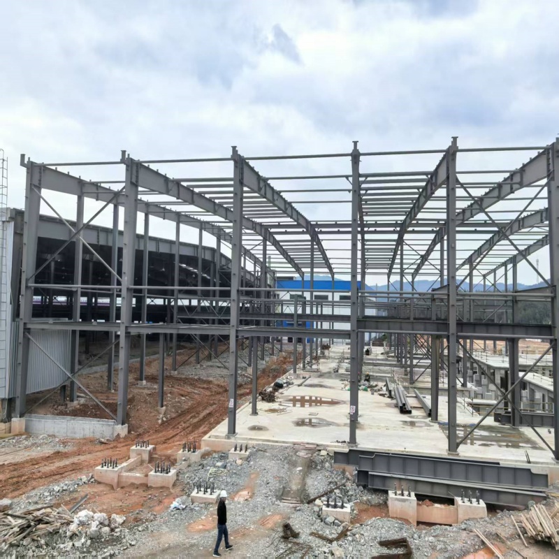 贛悅廠房鋼結構安裝